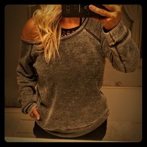 Bella Canvas Off The Shoulder sweatshirt